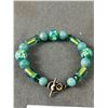 Image 2 : Very Nice Glass Bead Bracelet w/ Silver Clasp