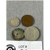 Image 2 : 4 Vintage Early 1900's British Coins, Silver & Copper