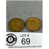 Image 2 : 1942 & 1943 Canadian Brass Nickels