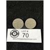Image 1 : 1933 & 1934 Canadian Nickels