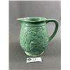 Image 1 : Vintage 6.25" H Pretty Floral Pitcher Marked 1580 Made In England