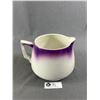 Image 3 : Pretty 6" H Grape Floral Pitcher Marked Dresden China