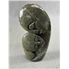 Image 3 : 5.5" H Stone "Mother & Child" Marked CUTH &5.5" H Resin "Lover's Kiss" Sculpture