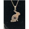 Image 3 : 3 Marked 925 Necklaces, 1 w/ Marked 925 Spider Pendant & 1 w/ Marked 925 Rabbit, Other w/ Silvertone