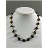 Image 3 : Vintage 22" Tiger's Eye Beaded Necklace, Gold Tone 18" Necklace w/ 2.5" Tiger's Eye Pendant & 16" St