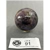 Image 1 : 60mm Amethyst Chevron Sphere. Retails $200.00