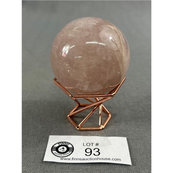 67mm Rose Quartz Sphere. Retails $300.00