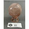 Image 1 : 67mm Rose Quartz Sphere. Retails $300.00