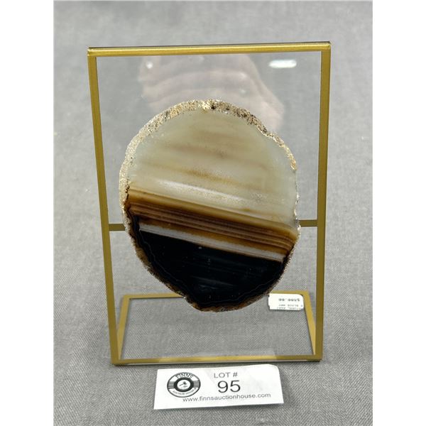 4" Natural Agate Slice Art. Retails $800.00
