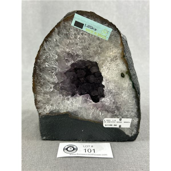 6" 1.8 Kg Amethyst Geode (Brazil) Retails $1100.00