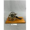 Image 1 : Vintage Cannon On 10" x 6" Wood Base