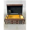 Image 3 : Vintage Shakespeare Book Music Box, Small 1930 German Songbook, German Ceramic Corked Bottle & Flag 
