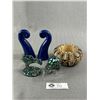 Image 1 : Vintage Kilsby Ceramics, Paua Shell Figures & Tree Fern Bowl - All From New Zealand