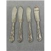 Image 2 : 3 Antique Silverplated Sugar Tongs & Wm. Rogers & Son Butter Knives Set
