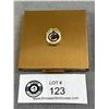 Image 1 : Vintage Mid - Century Chicago Motor Club Honor Member Gold Compact - Elgin American