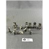 Image 1 : Nice Collection Of Pewter Miniatures - Chairs, Cats, Dogs