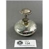 Image 1 : Fabulous 50's DeVilbiss Mercury Crackle Glass Perfume Bottle w/ Pump