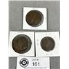 Image 2 : 3 Antique Canadian Bank Token Coins - 1837 & ? Pennies Plus 1837 Half Penny