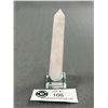 Image 1 : 4.6" Rose Quartz Tower. Retails $200.00