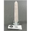 Image 2 : 4.6" Rose Quartz Tower. Retails $200.00