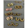 Image 2 : Nice Large Selection Of Gold Tone Earrings - Beads, Rhinestones & More