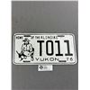 Image 1 : 1976 Yukon "Home Of The Klondike" License Plate