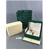 Image 1 : Gold Tone Rolex Oyster Perpetual Date Just Watch In Original Box w/ Gift Bag. Unauthenticated