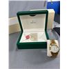 Image 8 : Gold Tone Rolex Oyster Perpetual Date Just Watch In Original Box w/ Gift Bag. Unauthenticated