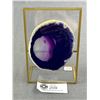 Image 1 : Natural Agate Slice Art. Retails $800.00
