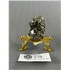 Image 2 : Rough Pyrite On Stand. Retails $300.00