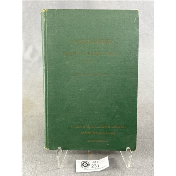 1944 B.C. Pilot Book For Navigation Of The B.C. Coast