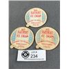Image 2 : 3 Vintage Dixie Cup Movie Star Lids (Vancouver)
