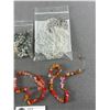 Image 3 : 4 Lots Of Vintage Necklace Beads, Crystal, Agate & More