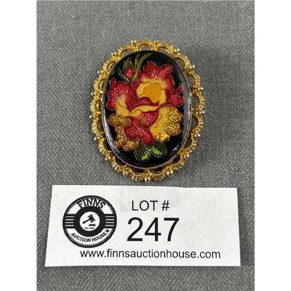 Beautiful Multi-Colour Vintage Brooch