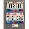Image 3 : 3 Yukon "Trailer" License Plates