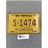Image 2 : 2 Yukon License Plates - "Ski-Vehicle" & "Snowmachine"