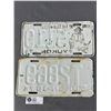 Image 2 : 2 1974 Yukon License Plates