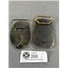 Image 2 : 2 Belt Buckles - 3" x 2" Solid Brass "Ducks" & 3" Metal Oval "Almac Contracting Ltd"