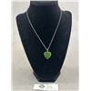 Image 1 : Dark BC Jade Vintage Pendant & Chain