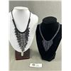Image 1 : 2 Hand Beaded Vintage Necklaces