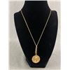 Image 2 : Pretty Gold Plated Pendant w/ Chain Necklace & Bracelet