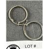 Image 2 : 925 Sterling Silver Vintage Loop Earrings