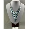 Image 1 : Beautiful Vintage Mother Of Pearl Bib Collar Necklace