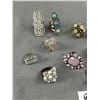 Image 2 : Lot Of Misc. Vintage Rings