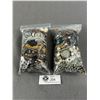 Image 1 : 2 Bags Of Misc. Costume Jewelry & Parts