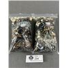 Image 2 : 2 Bags Of Misc. Costume Jewelry & Parts