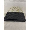 Image 2 : Black Bead/Sequin Clutch Purse  & Black Bead Purse w/ Chain Strap. Some Repairs Needed On Both