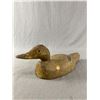 Image 1 : Vintage Solid Wood Duck Decoy. Approx. 16"L