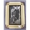 Image 2 : Misc Vintage Finds - 4" Brass Shakesphere Birthplace Ashtray, (2) 5" Metal Framed Pictures & Glass F