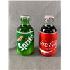 Image 2 : 2 Vintage Mini Soda Pop Bottles, Michelin Playing Cards & Peterbilt 8" Metal Decal